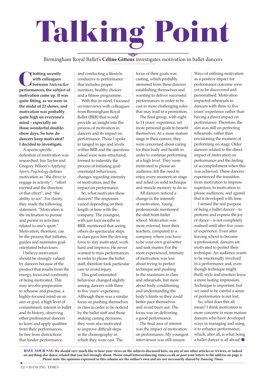 Dancing Times Preview Pages