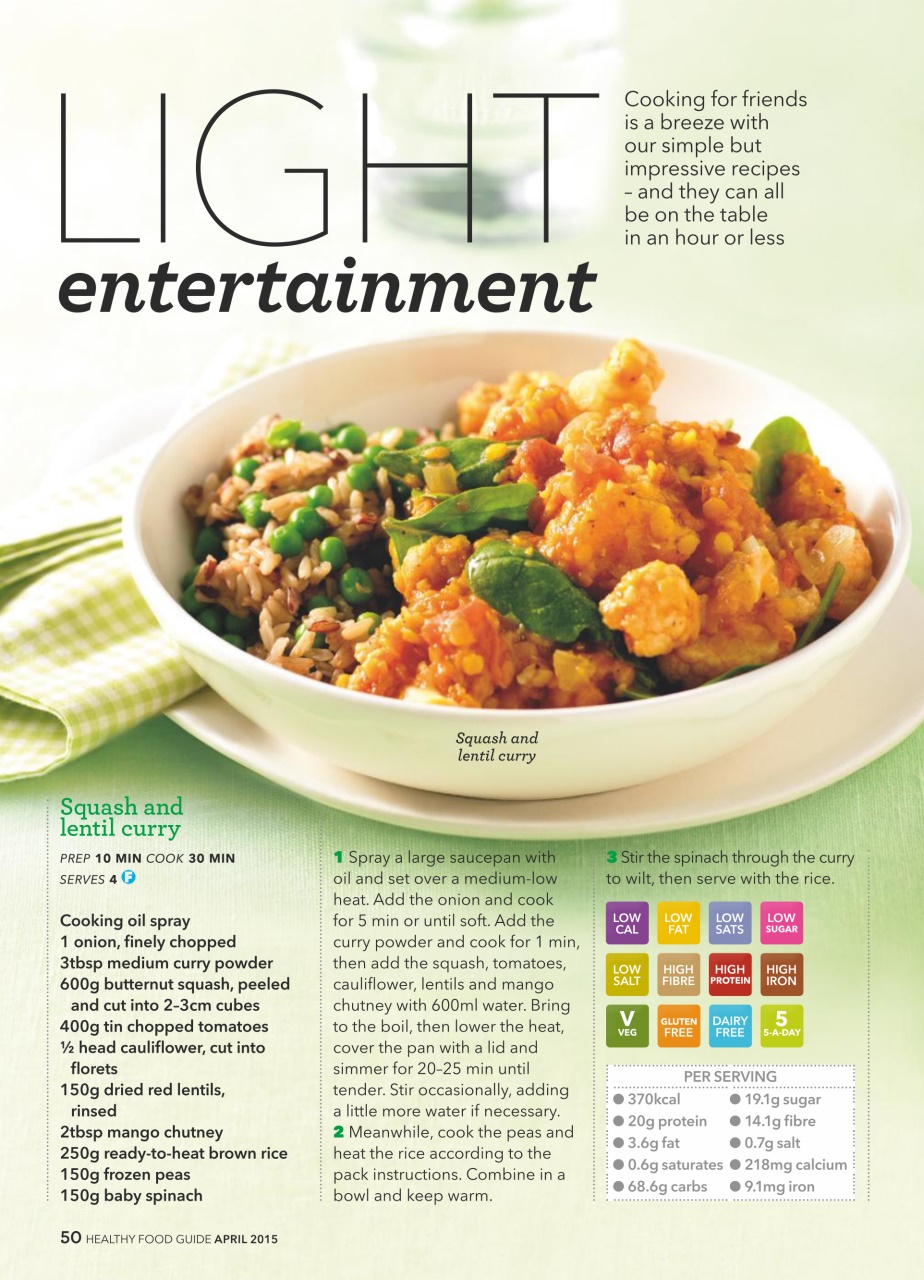 Healthy Food Guide Preview Pages
