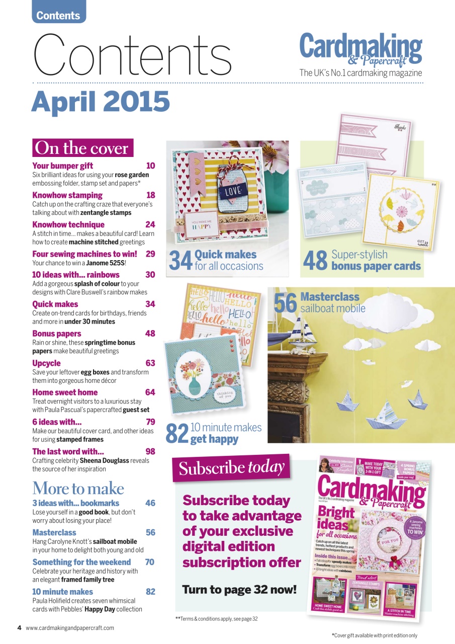 Cardmaking & Papercraft Preview Pages