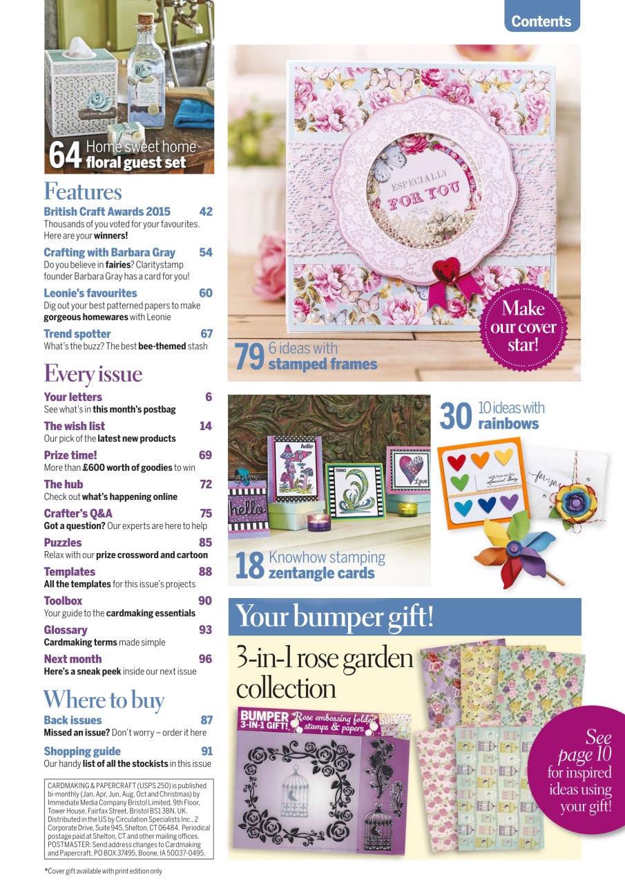 Cardmaking & Papercraft Preview Pages