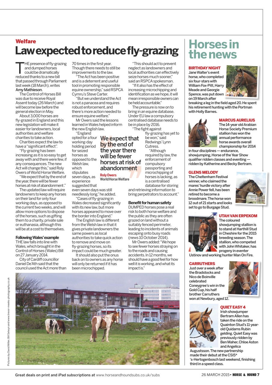 Horse & Hound Preview Pages