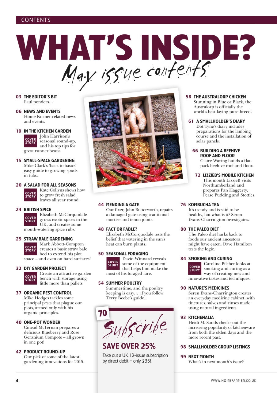 Home Farmer Magazine Preview Pages