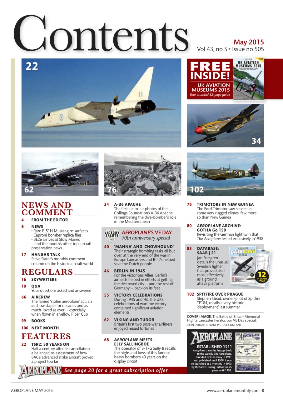 Aeroplane Preview Pages