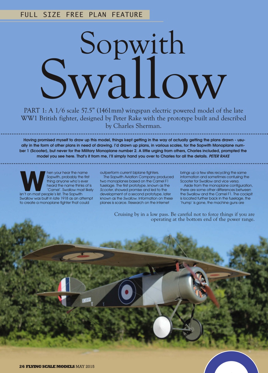 Flying Scale Models Preview Pages