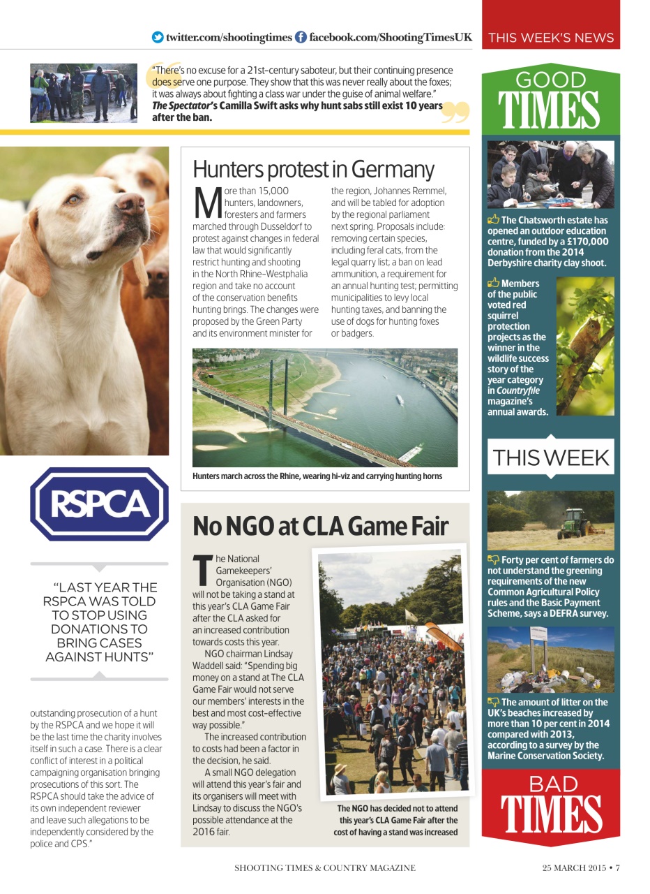 Shooting Times & Country Preview Pages