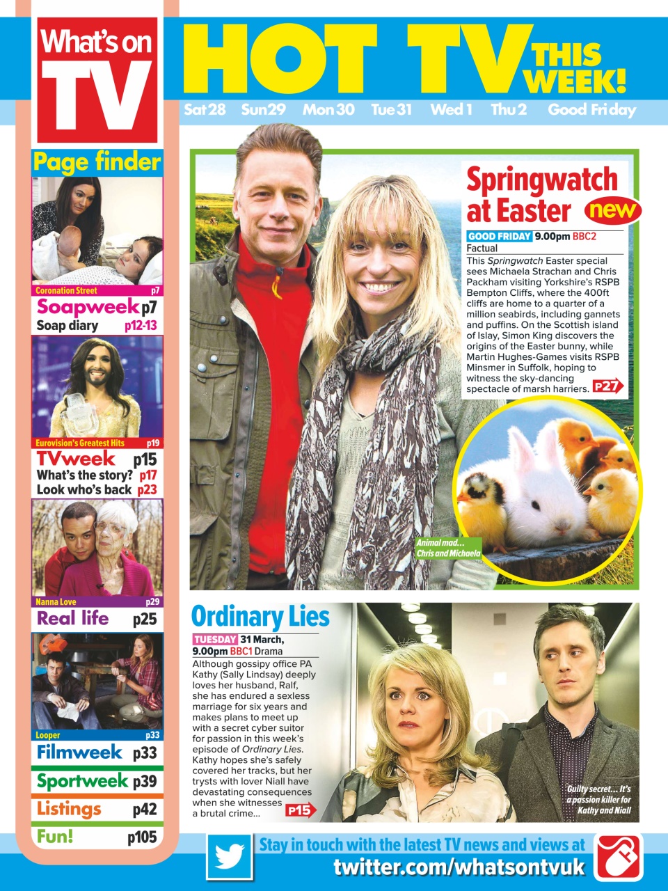 What's on TV Preview Pages