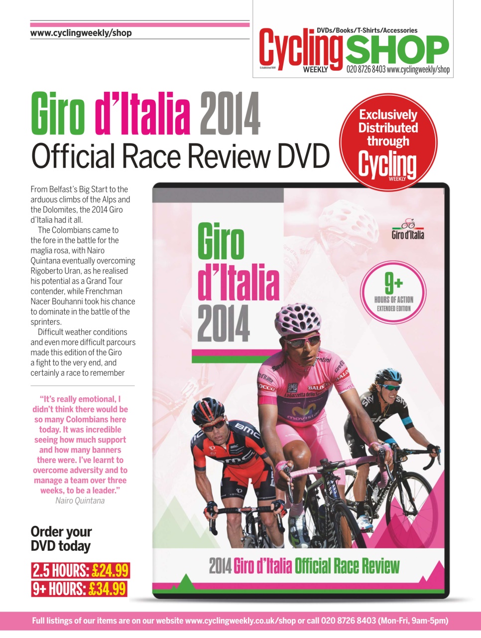 Cycling Weekly Preview Pages