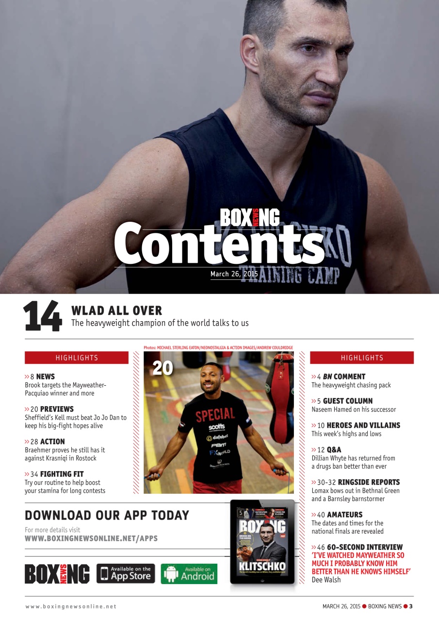 Boxing News Preview Pages