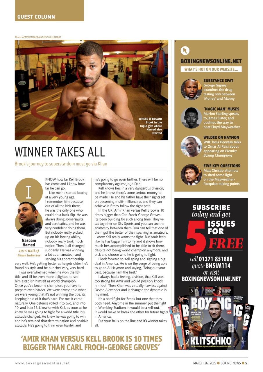 Boxing News Preview Pages