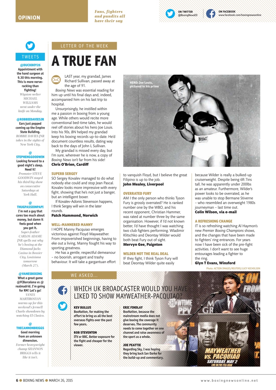 Boxing News Preview Pages
