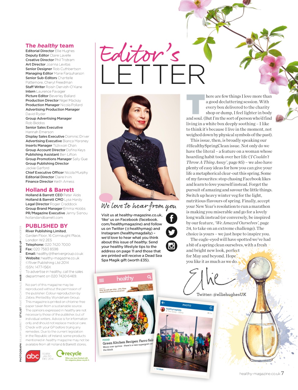 Healthy Magazine Preview Pages