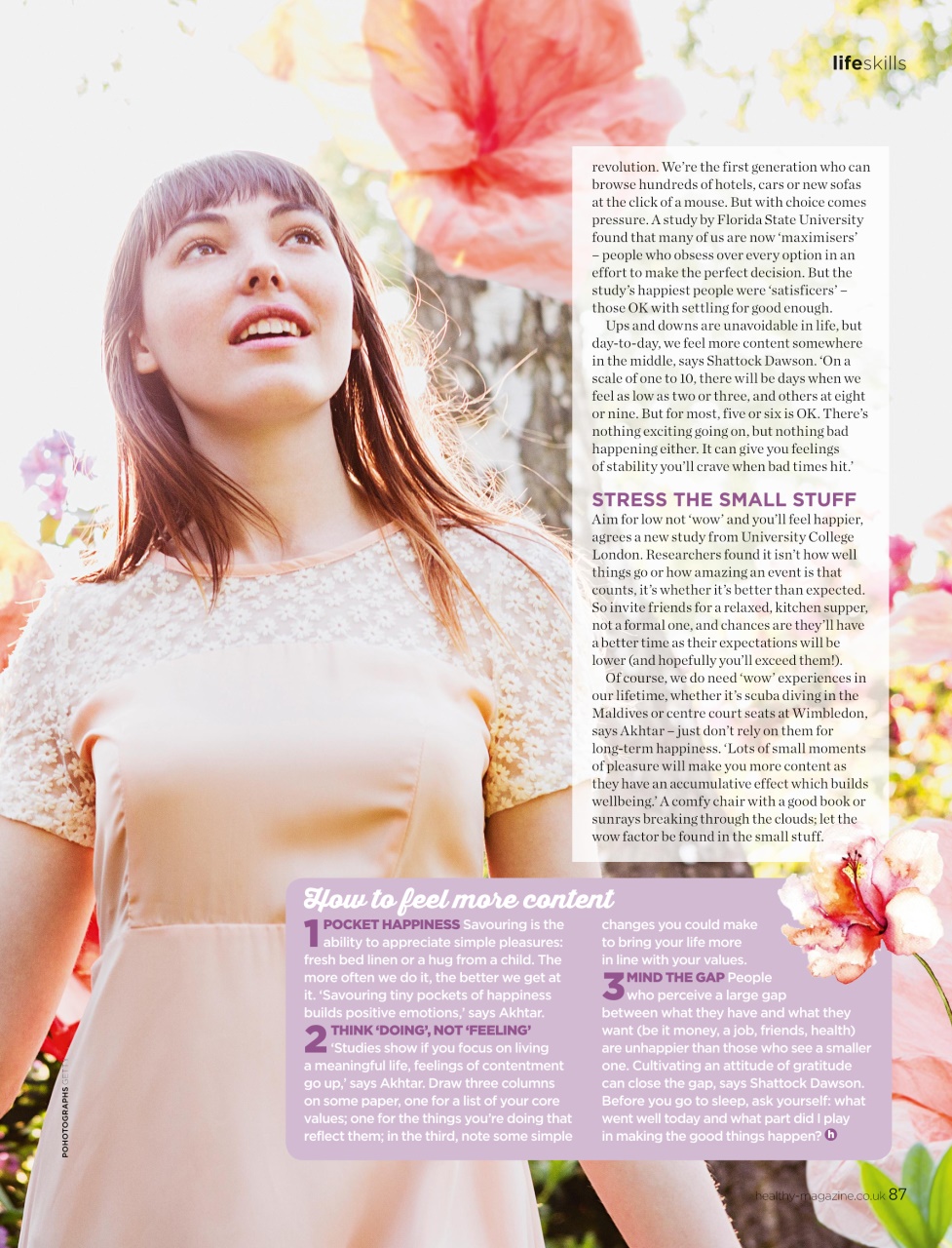 Healthy Magazine Preview Pages