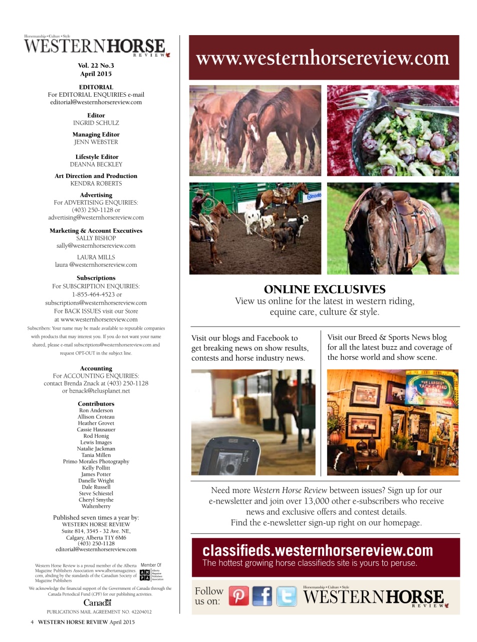 Western Horse Review Preview Pages