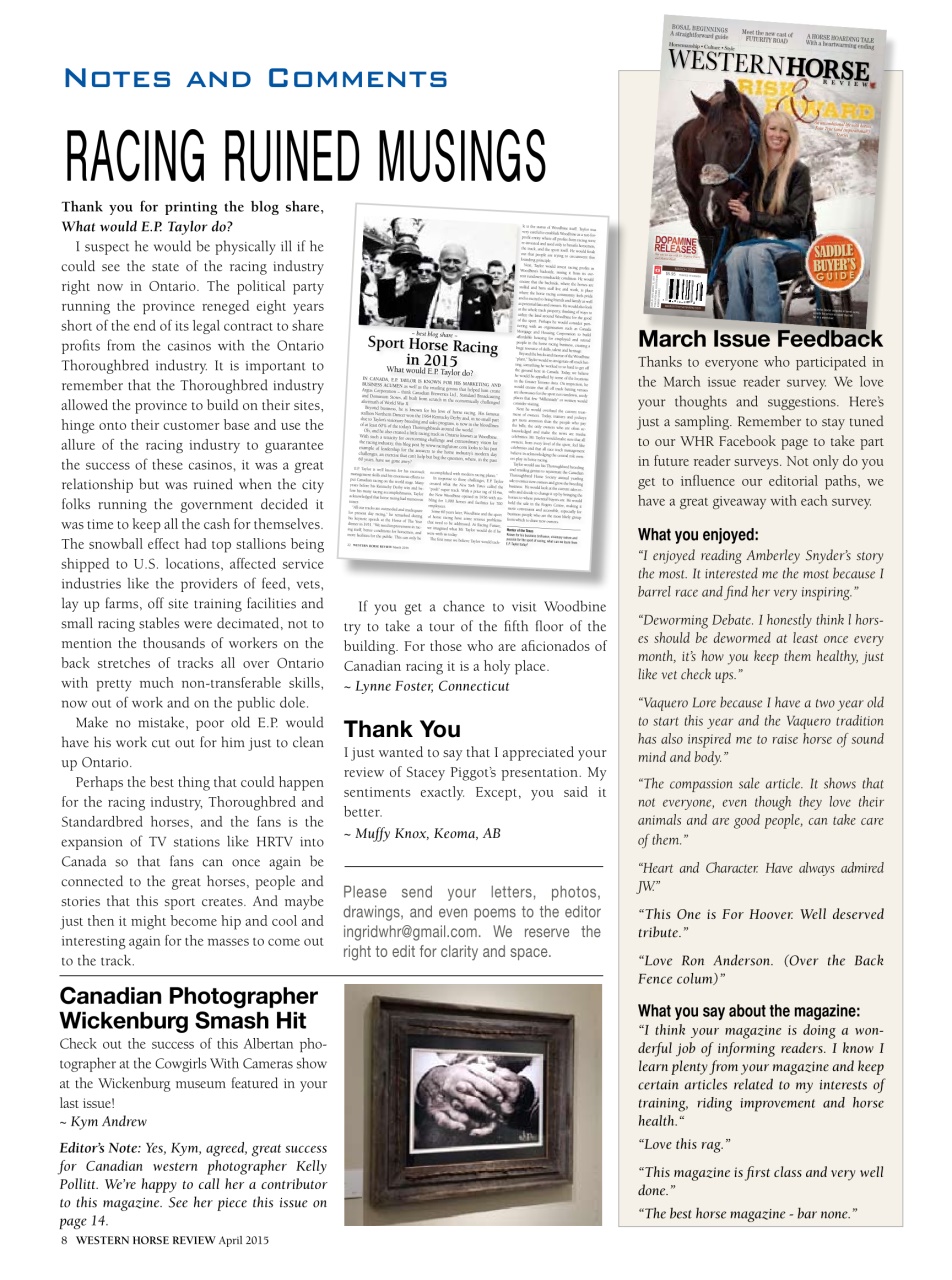 Western Horse Review Preview Pages