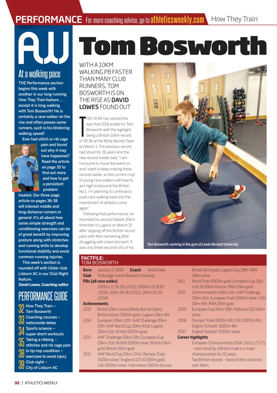 AW – Athletics Weekly Magazine Preview Pages