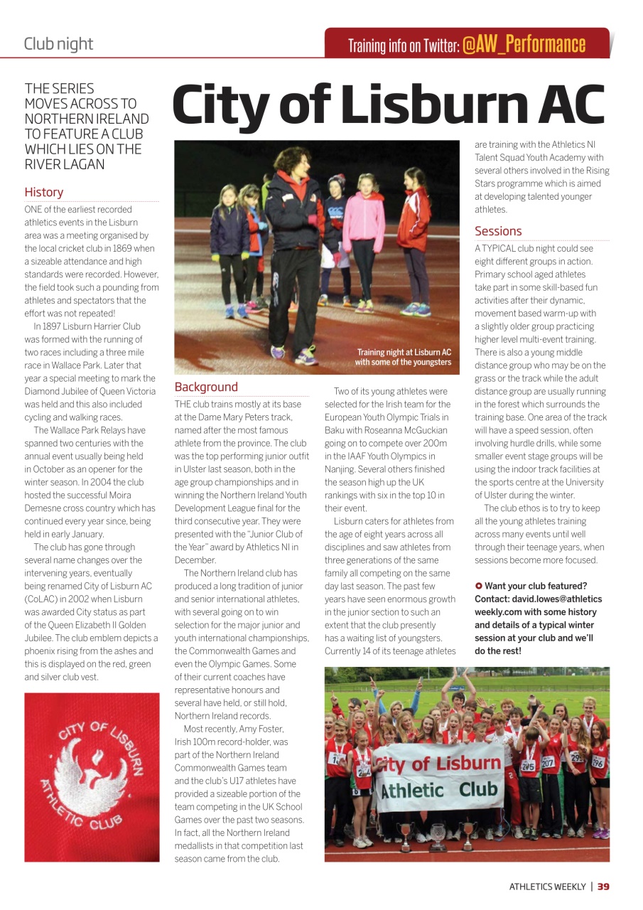 AW – Athletics Weekly Magazine Preview Pages