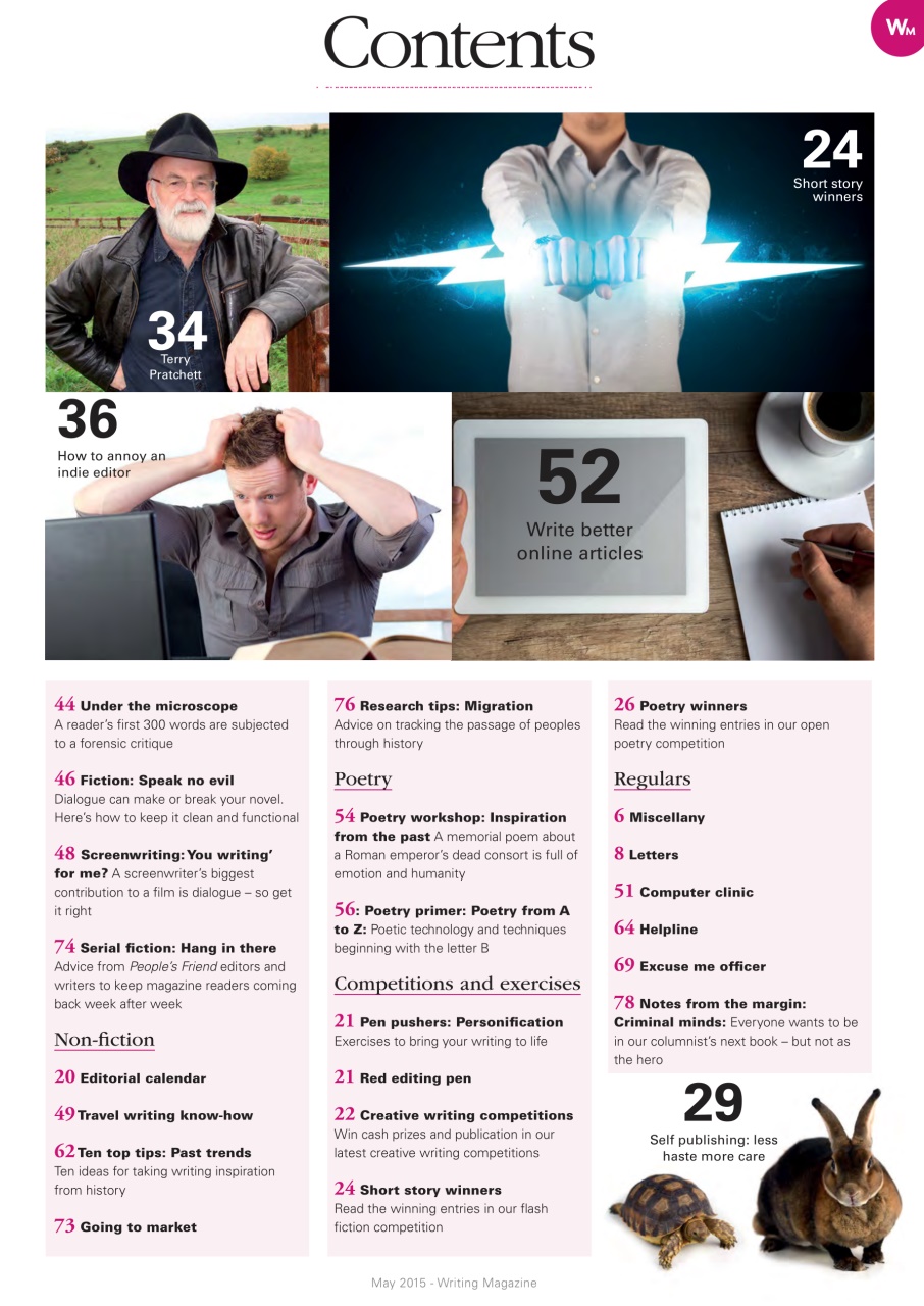 Writing Magazine Preview Pages