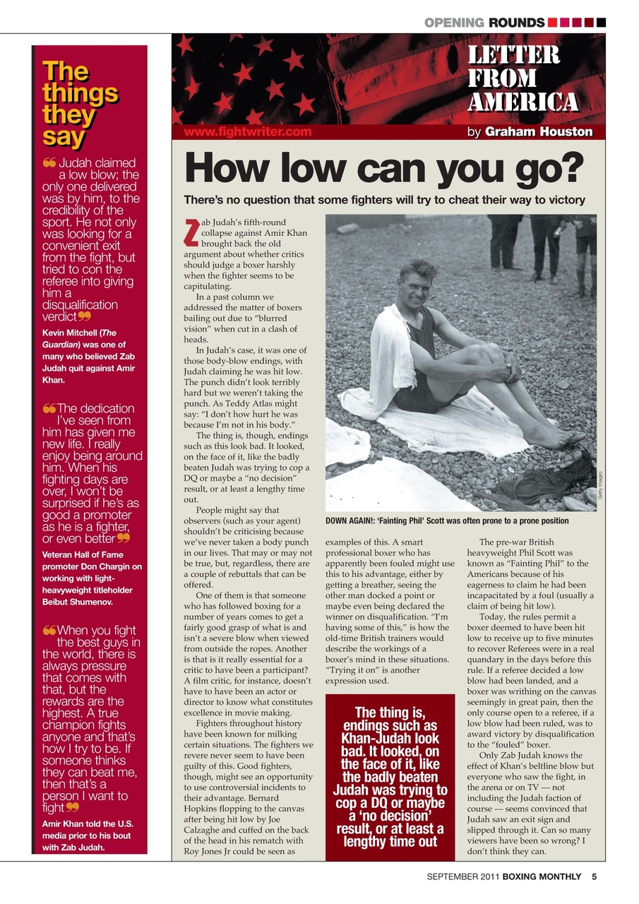 Boxing Monthly Preview Pages