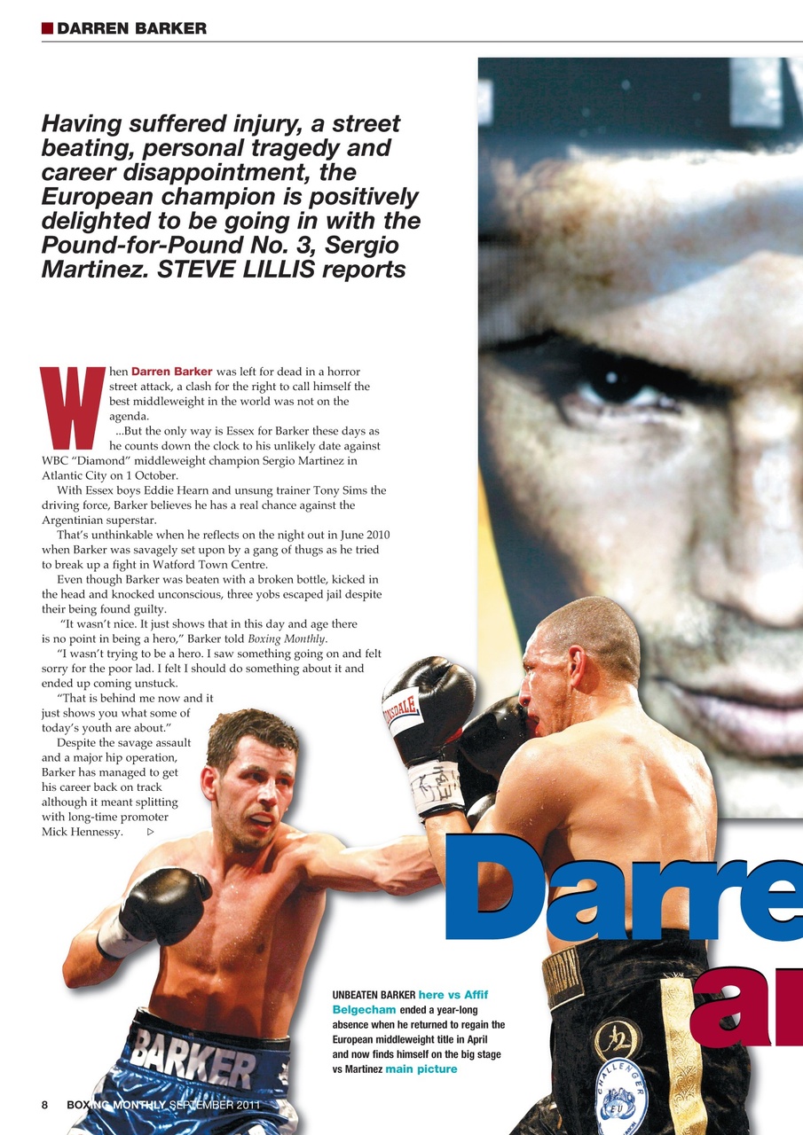 Boxing Monthly Preview Pages
