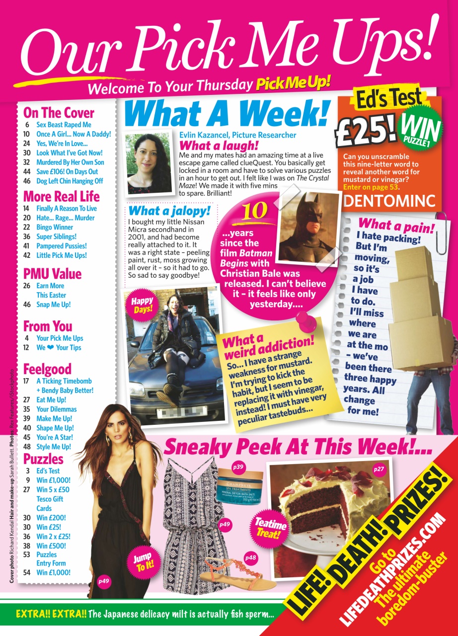 Pick Me Up Preview Pages