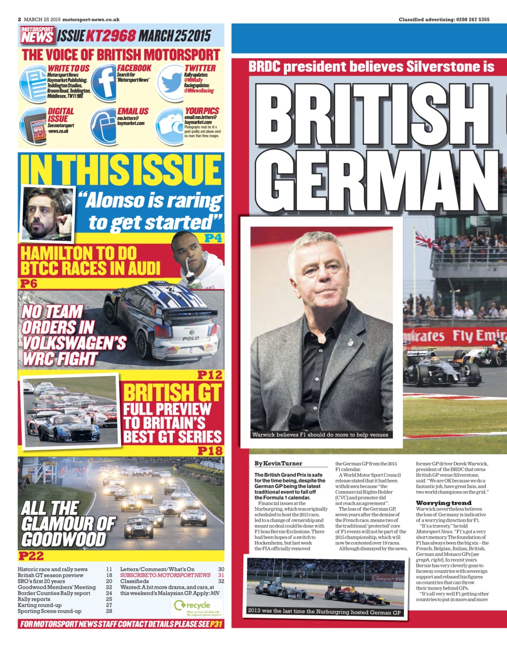 Motorsport News Preview Pages