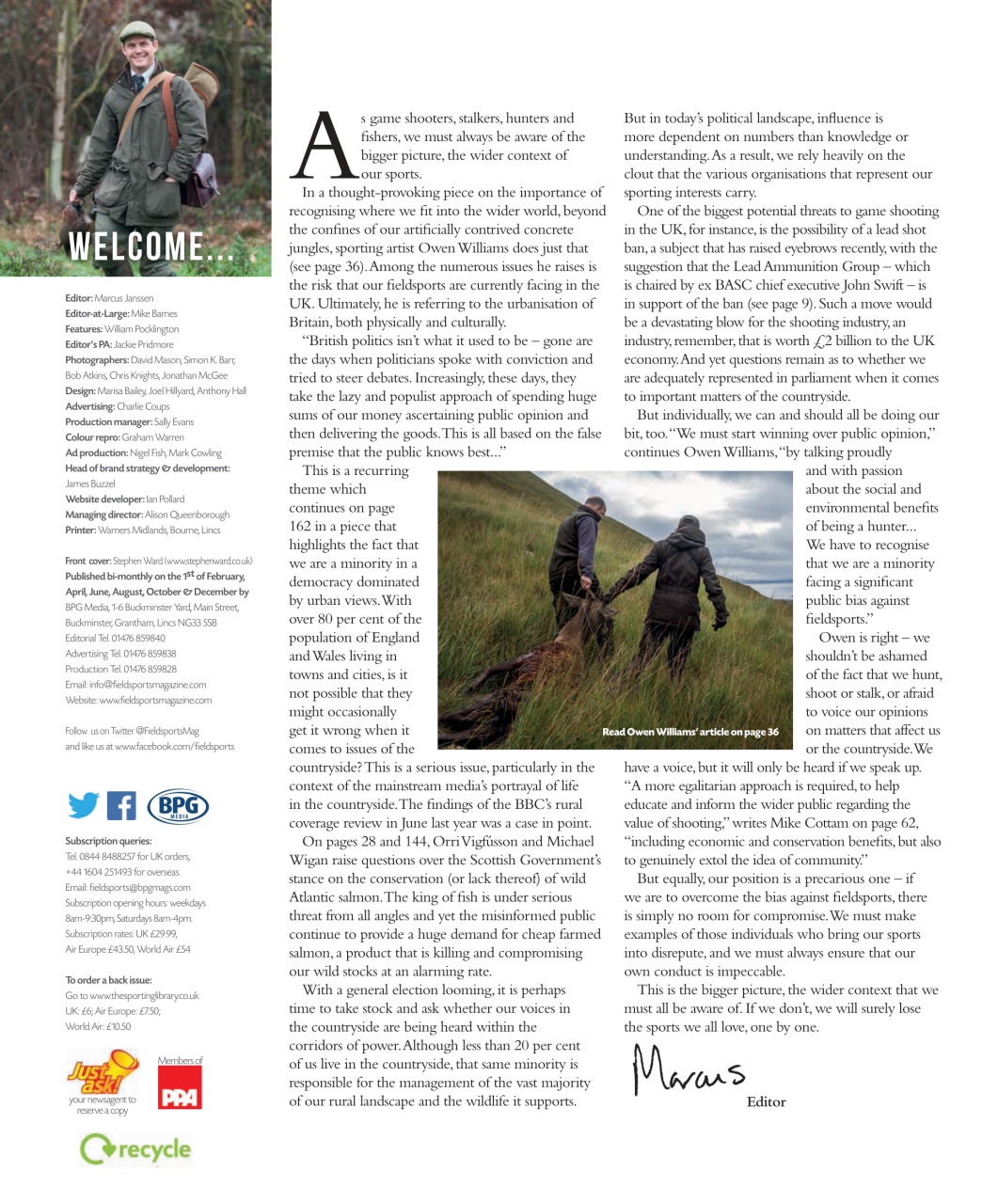 Fieldsports Journal Preview Pages