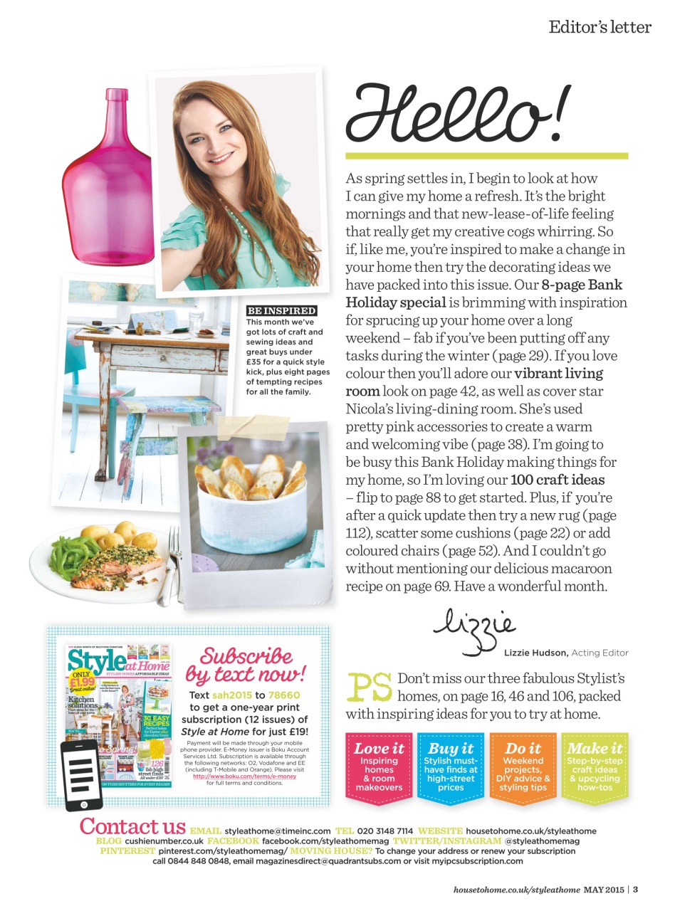 Style at Home Preview Pages