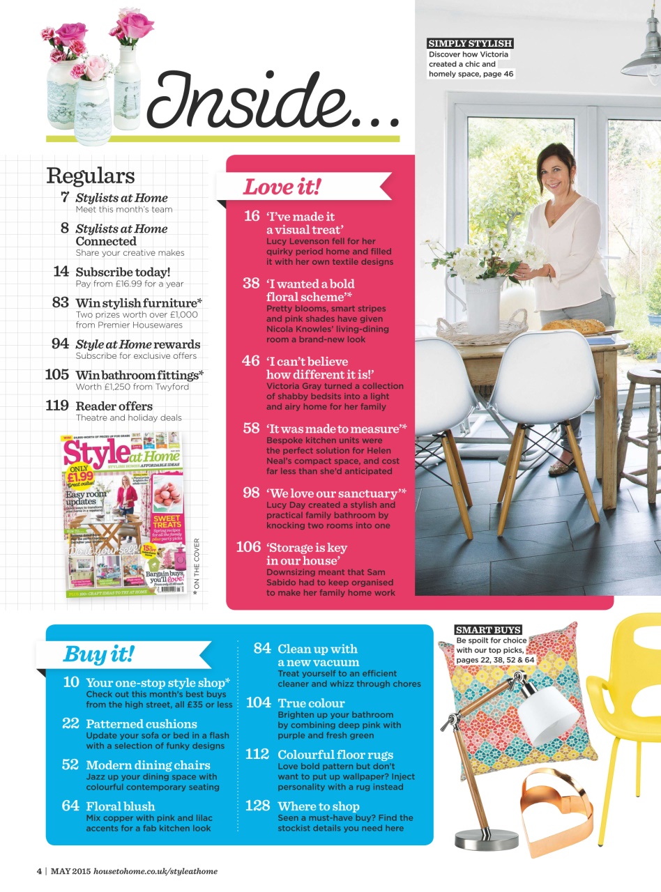 Style at Home Preview Pages