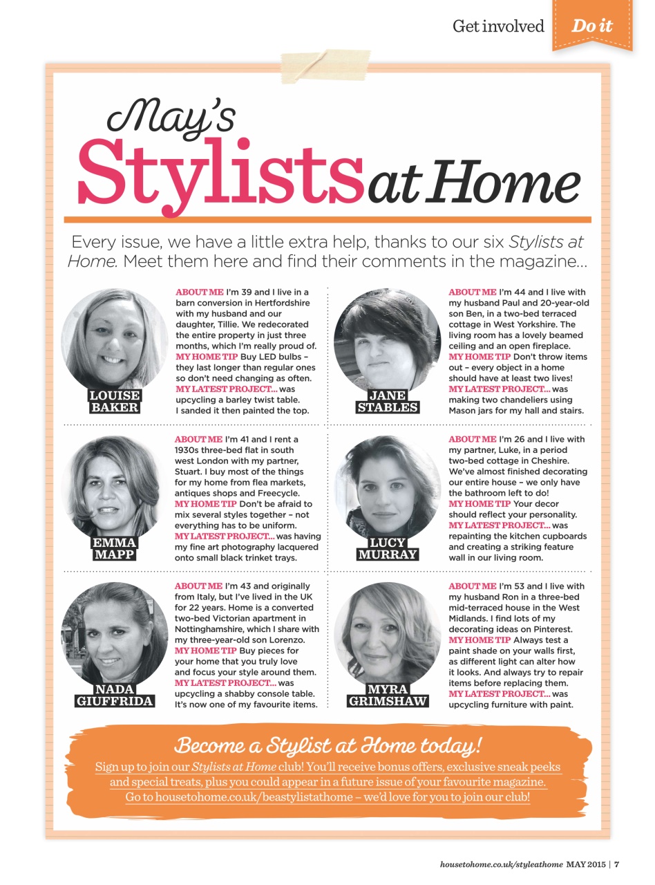 Style at Home Preview Pages