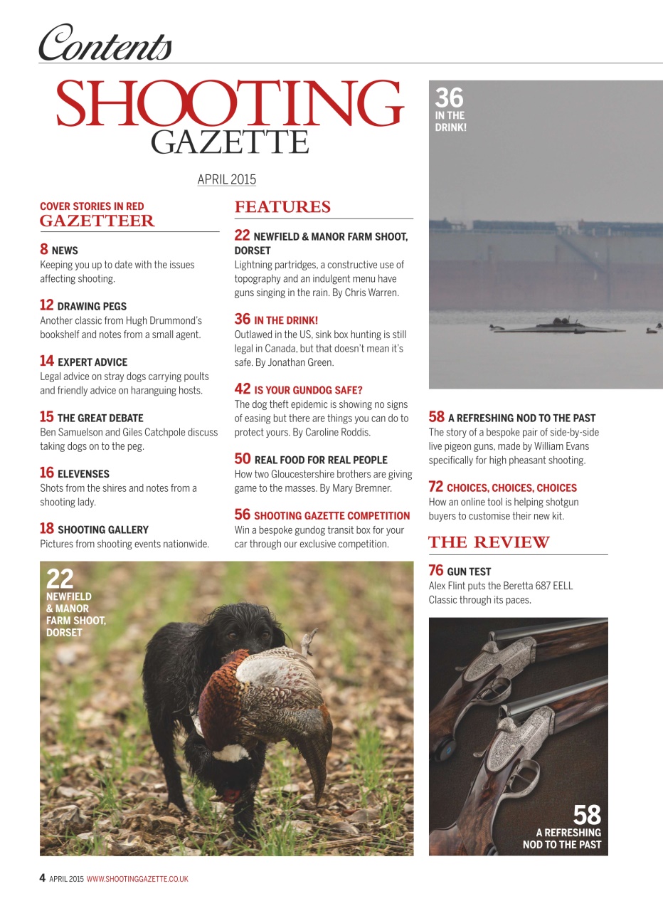 Shooting Gazette Preview Pages