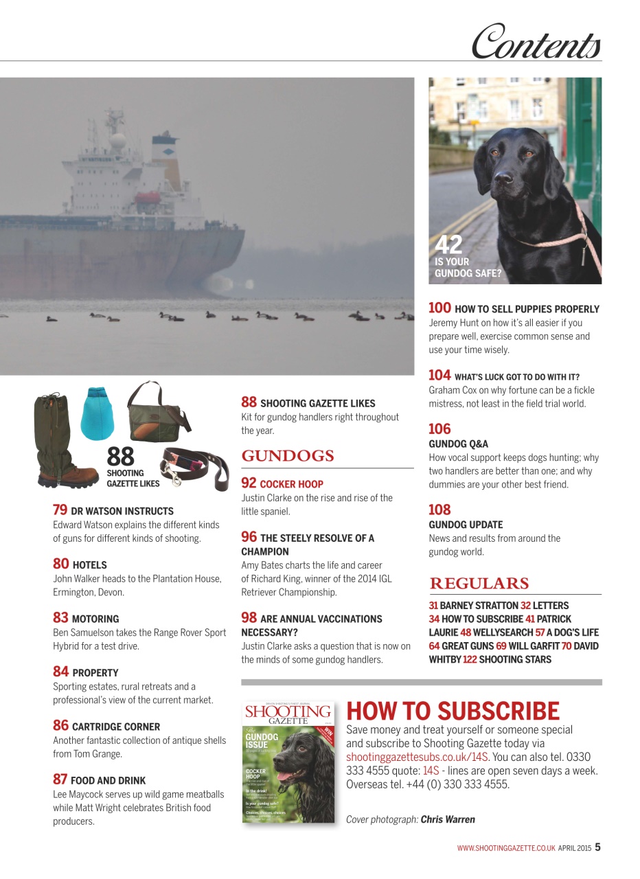 Shooting Gazette Preview Pages