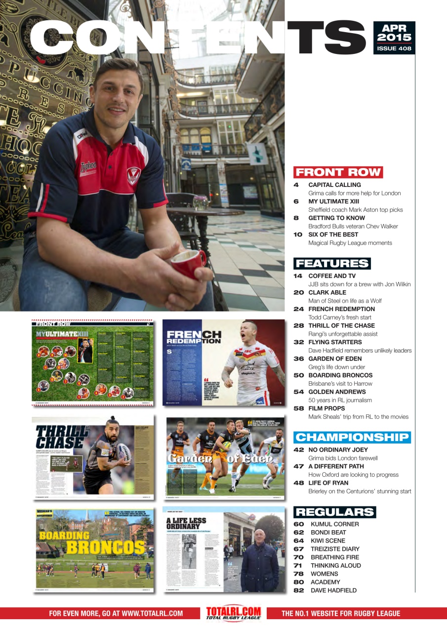 Rugby League World Preview Pages