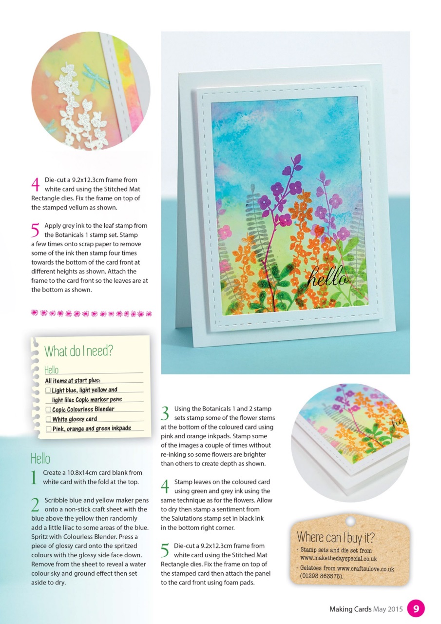 Making Cards & Papercraft Preview Pages