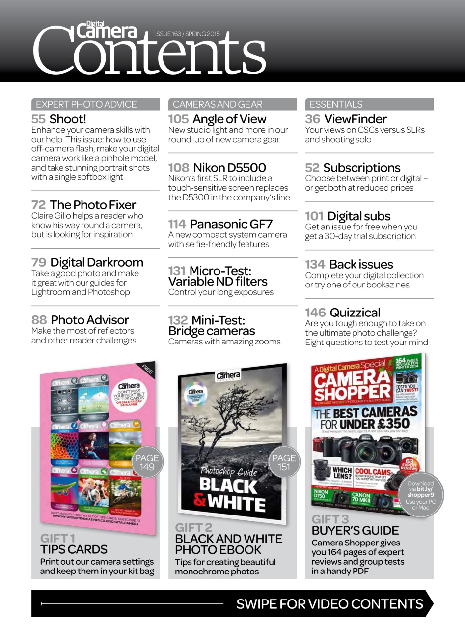 Digital Camera Magazine Preview Pages