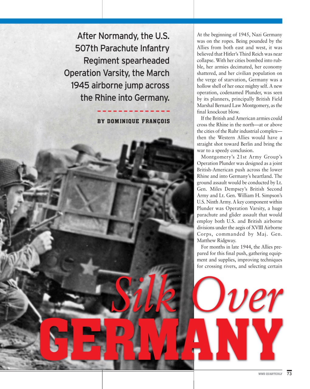 WWII Quarterly Preview Pages