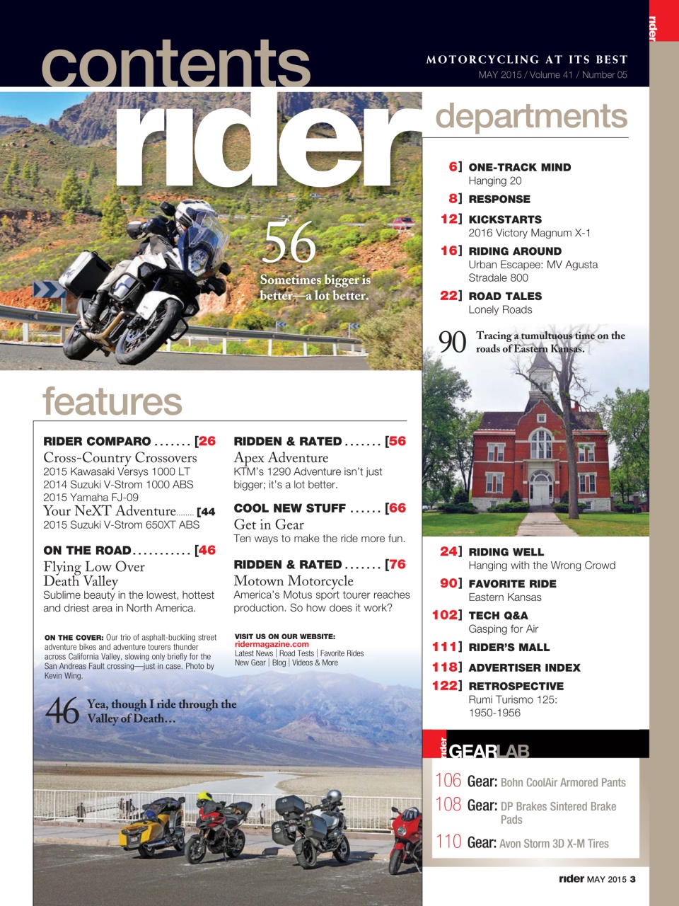 Rider Magazine Preview Pages