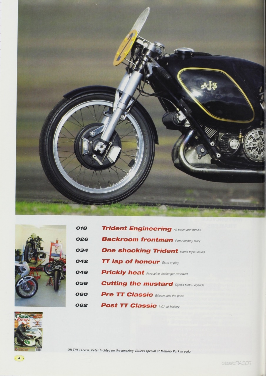 Classic Racer Preview Pages