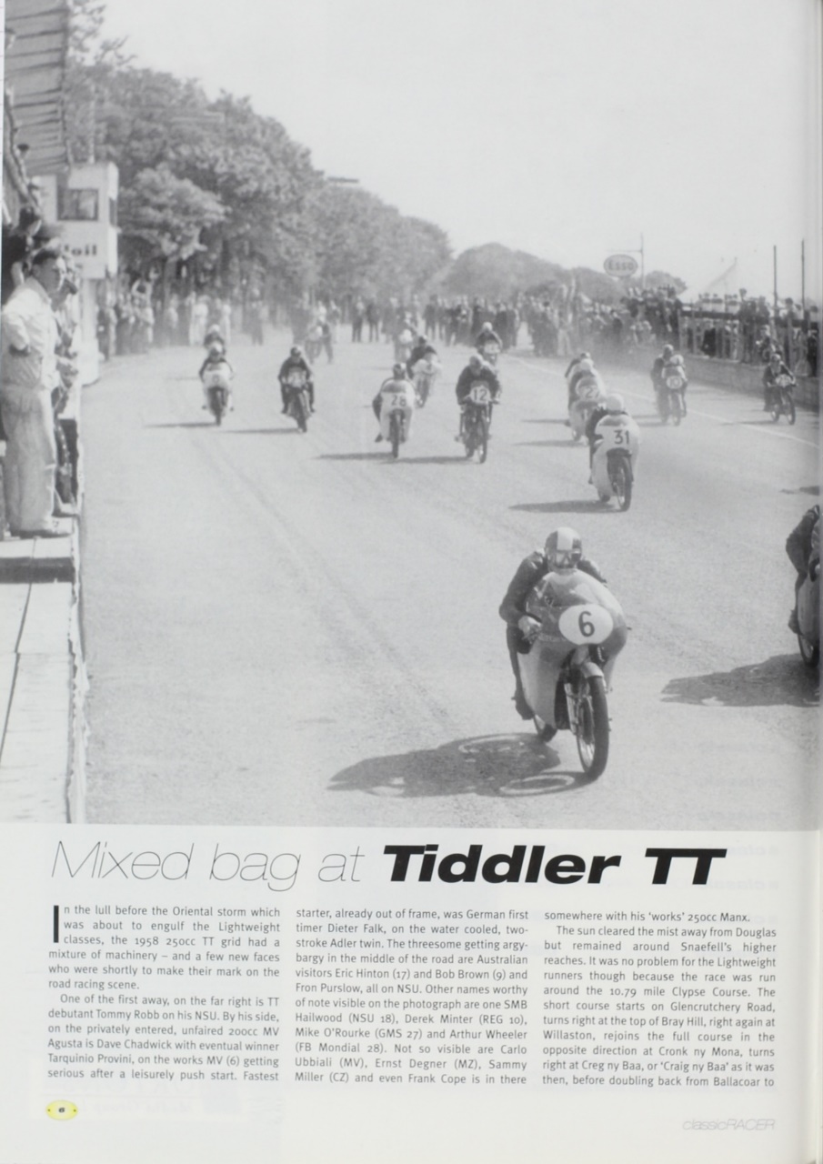 Classic Racer Preview Pages