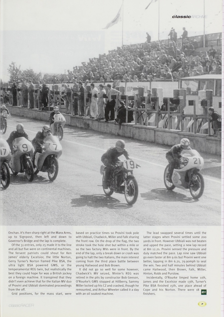 Classic Racer Preview Pages