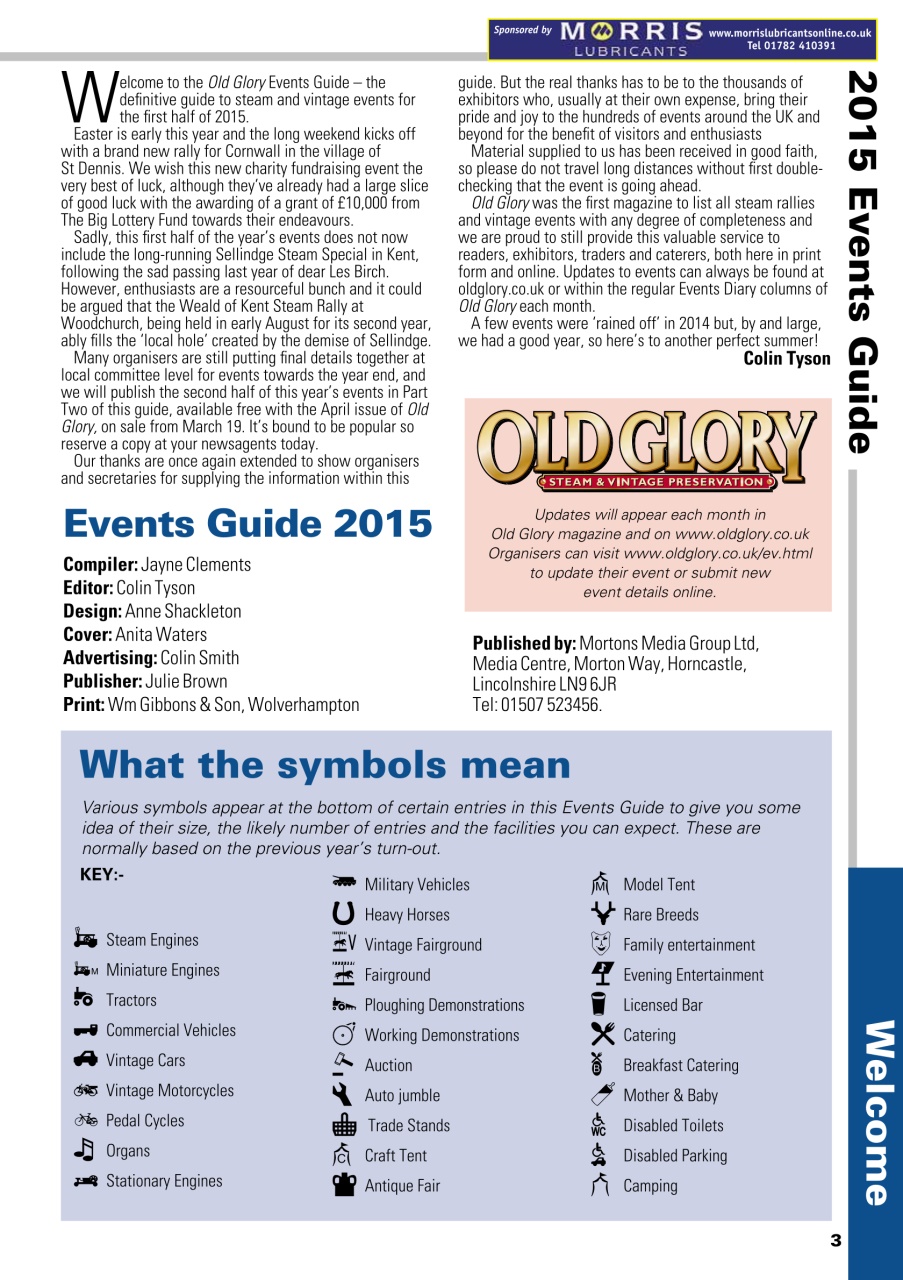 Old Glory Magazine 2015 Events Guide Parts 1 and 2 Special Issue