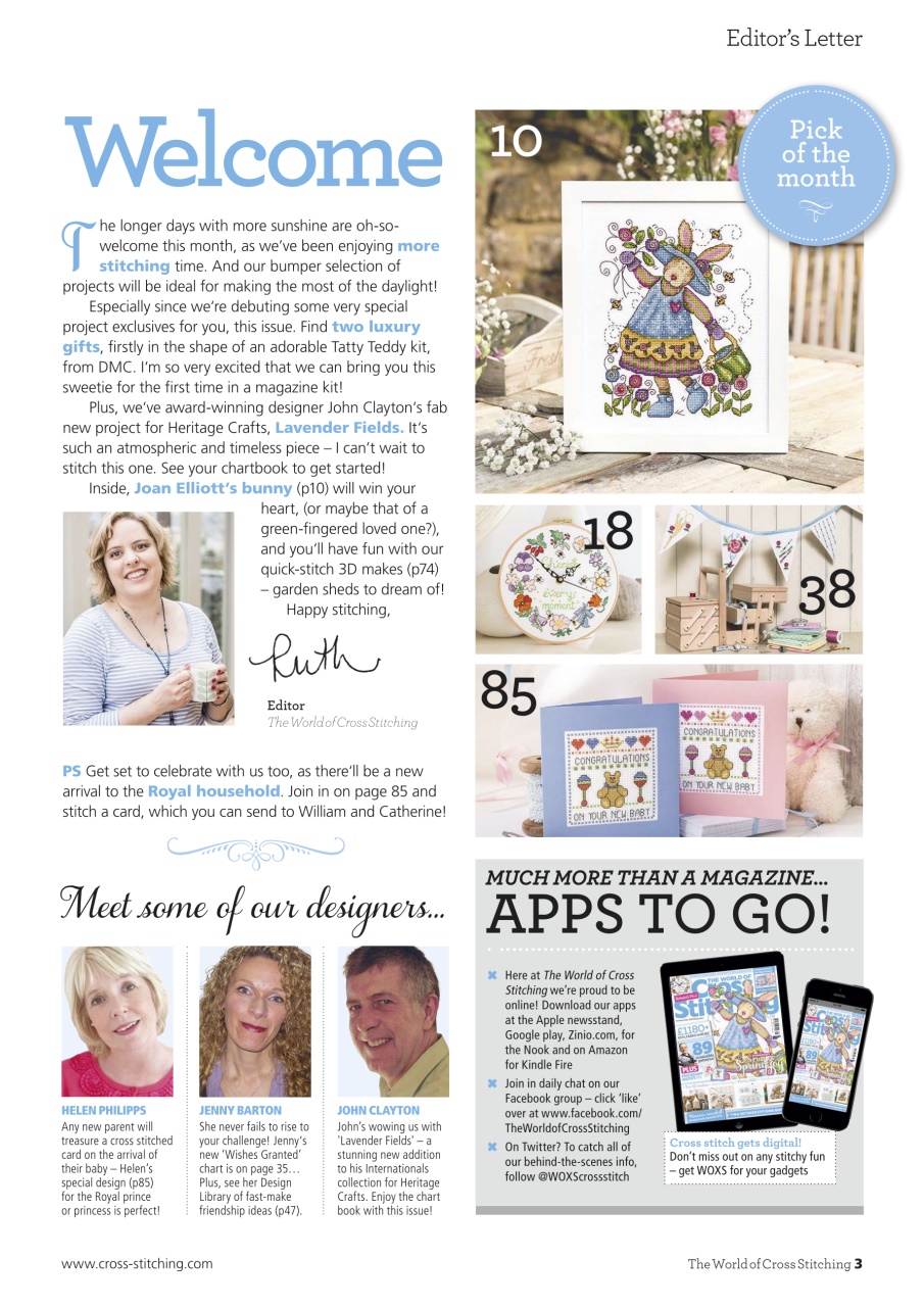 The World of Cross Stitching Preview Pages