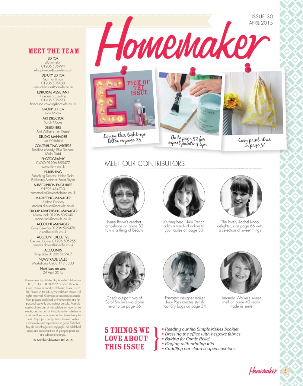 Homemaker Preview Pages