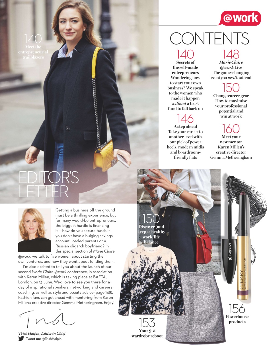 Marie Claire Preview Pages