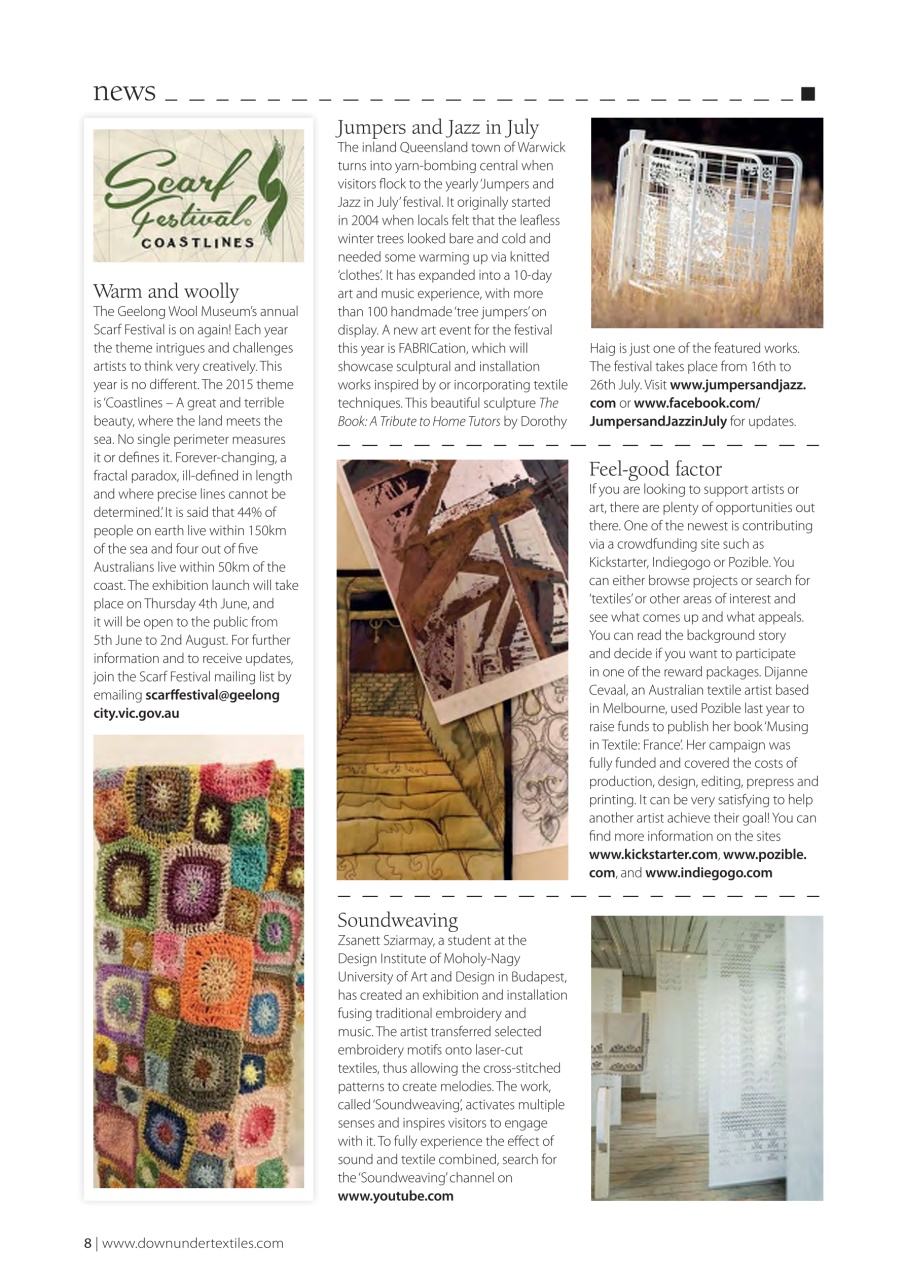 Down Under Textiles Preview Pages