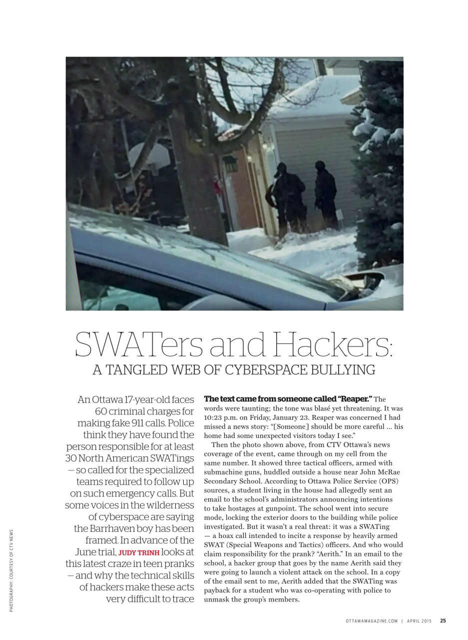 Ottawa Magazine Preview Pages