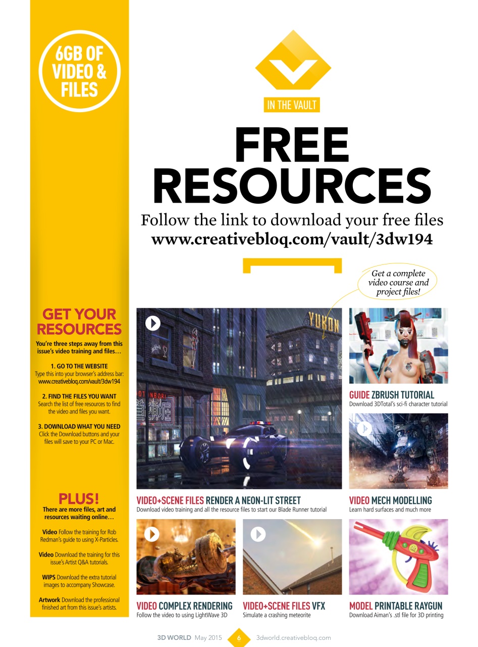 3D World Preview Pages