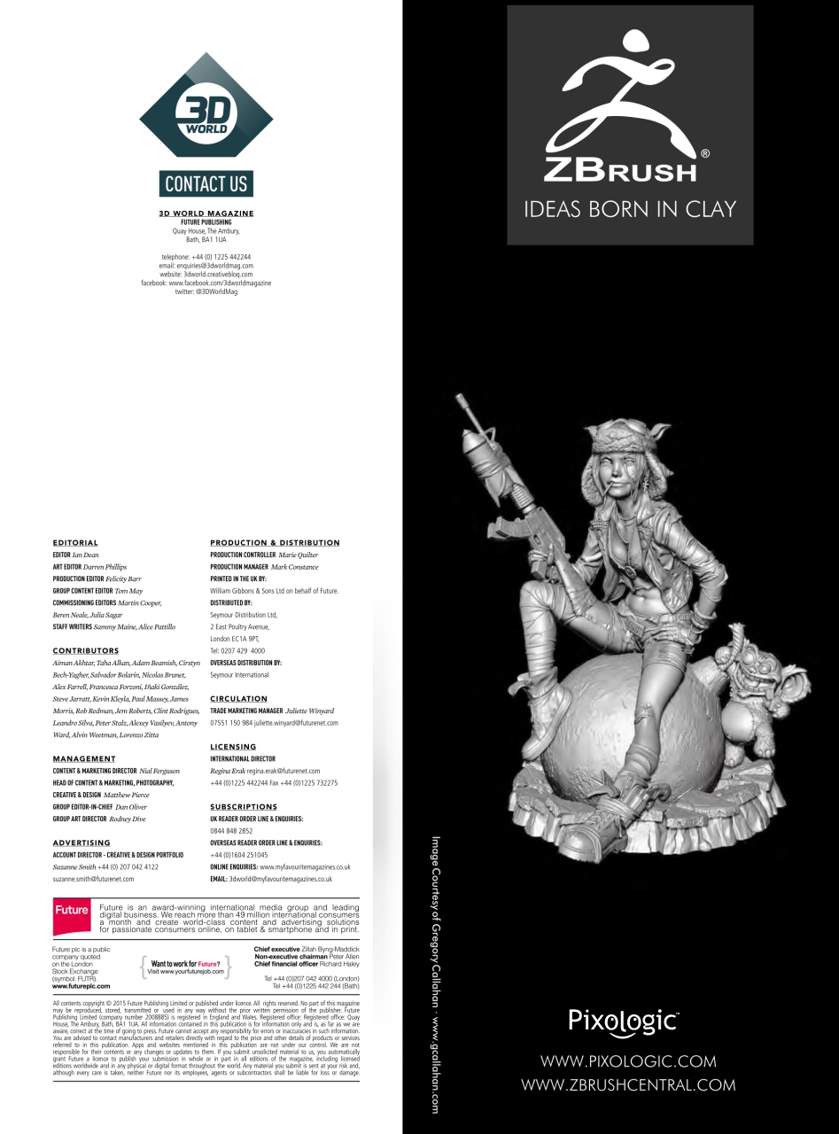 3D World Preview Pages