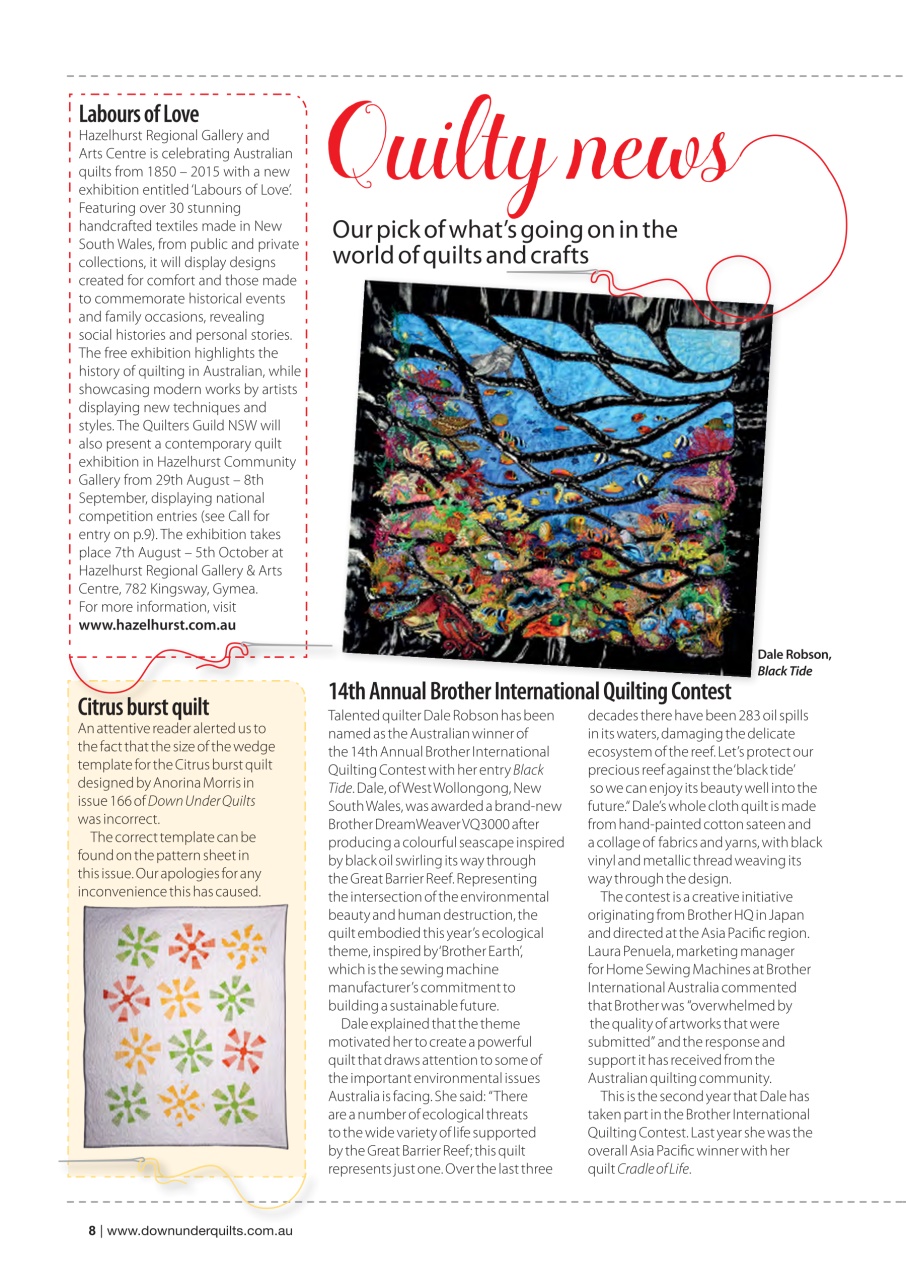 Down Under Quilts Preview Pages