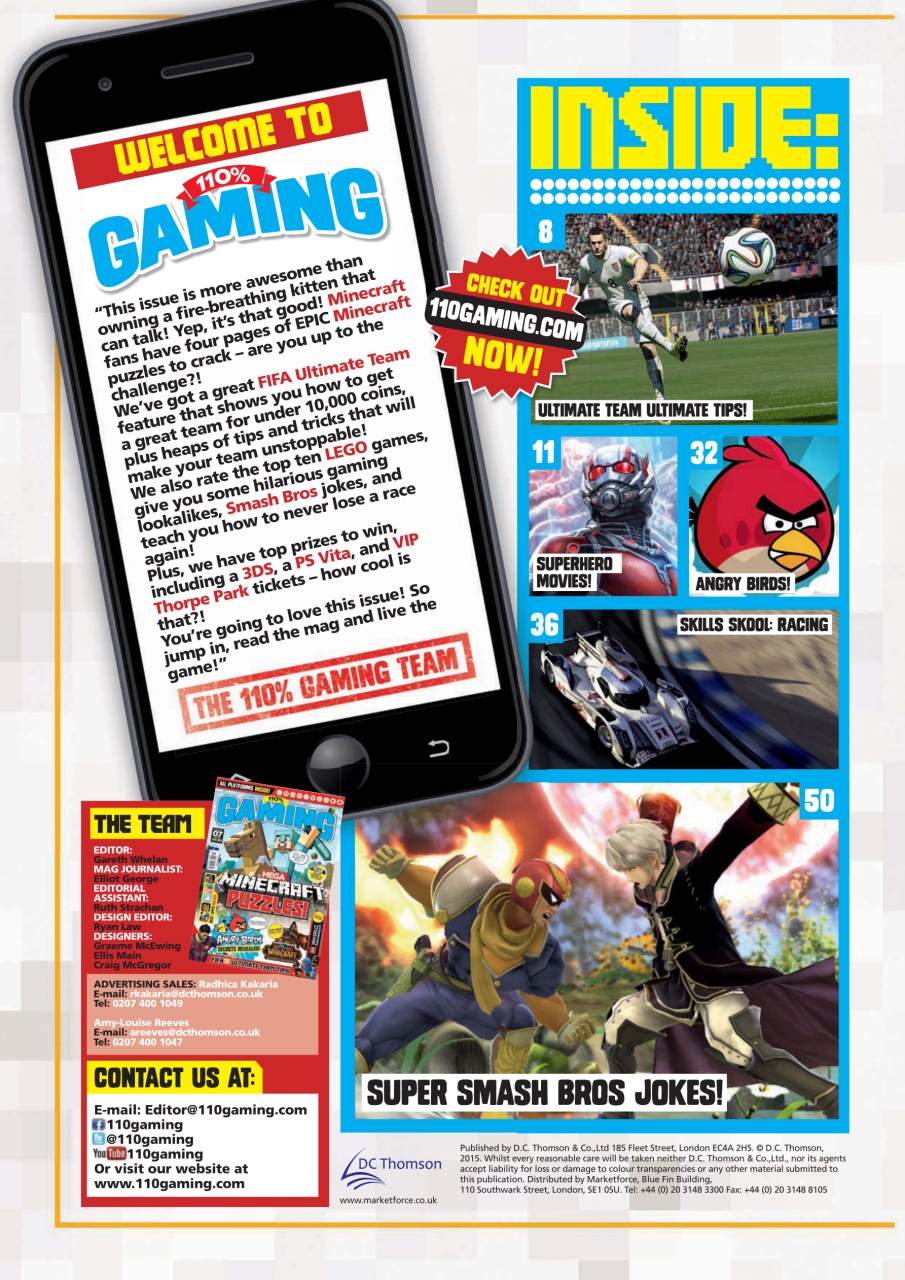110% Gaming Preview Pages