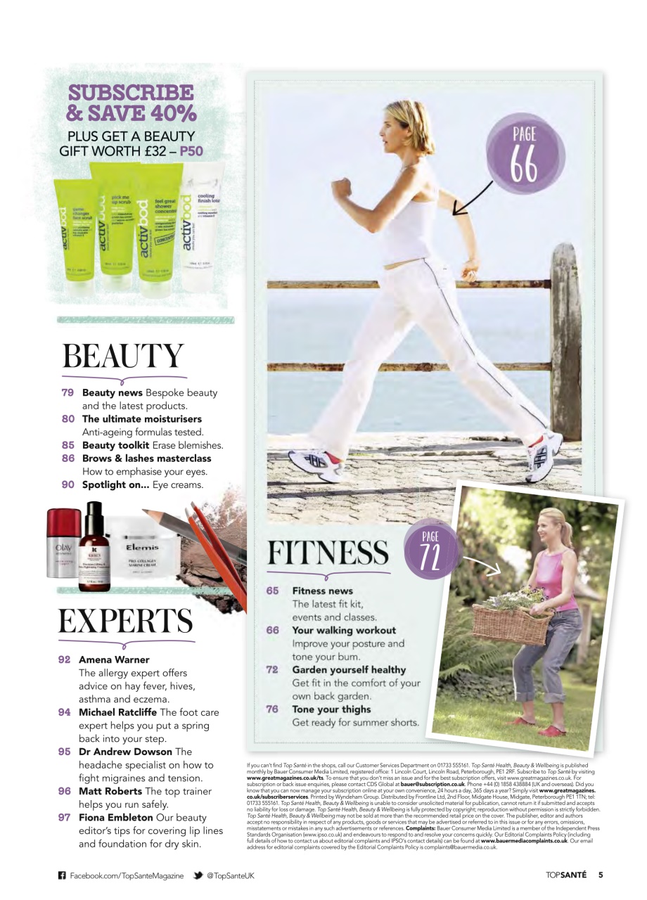 Top Sante Preview Pages